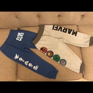 Marvel and Star Wars sweats